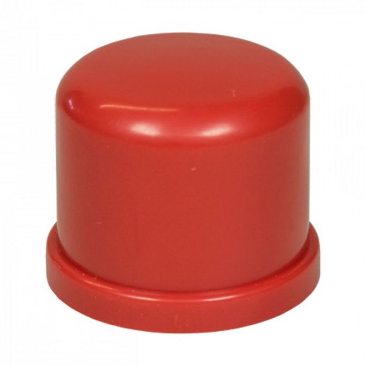 5XEC25-ABSRED, Usisna cijev od 25 mm, Završna kapa d=25 mm, ABS crvena, 5 jedinica