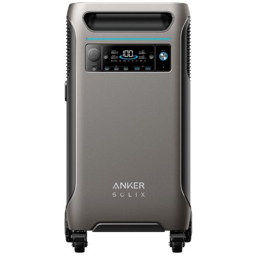 ASOX-F3800, Prijenosna baterija Anker Solix, Veliki kapacitet od 3840 Wh, Izlazna snaga 6000 W