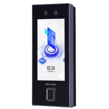 DS-K1T344EBFWX-E1, PoE kontrola pristupa i prisutnosti IP65, Lice, Otisak prsta, EM kartica, QR i PIN