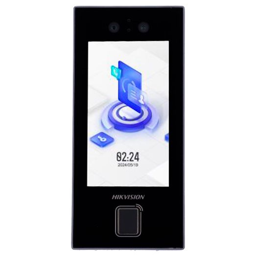 DS-K1T344EBFWX-E1, PoE kontrola pristupa i prisutnosti IP65, Lice, Otisak prsta, EM kartica, QR i PIN
