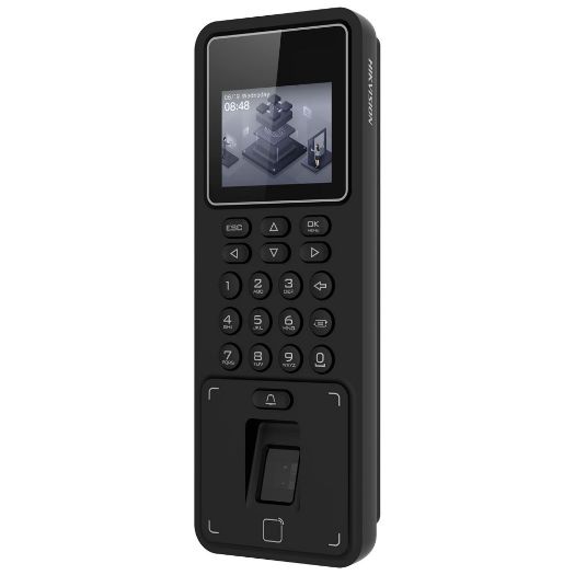 DS-K1T808EFWX, Kontrola pristupa i evidencija radnog vremena & Prisutnost, Otisak prsta, EM kartica i PIN