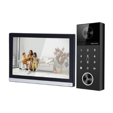 DS-KIS612-P, Video portafonski komplet 4 Mpx, Tehnologija IP & WiFi, Ploča i monitor | Omogućuje do 16 dodatnih monitora