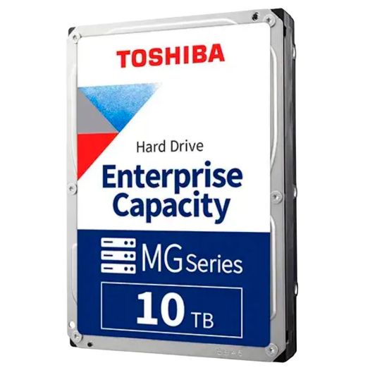 HD10TB-T-AI, Toshibin tvrdi disk, Kapacitet 10 TB, SATA sučelje 6 Gb/s, Do 32 prijenosa umjetne inteligencije