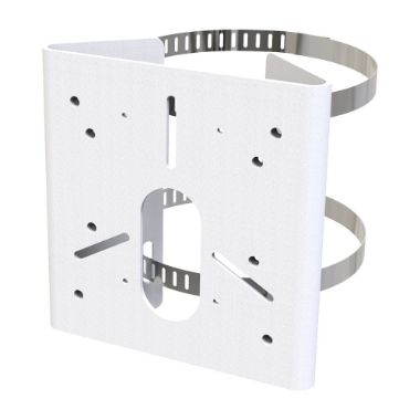 MS-A01-V3, Nosač stupa ili ulične rasvjete Milesight, Bijela boja, 140 (V) x 136 (Š) x 46 (D) mm