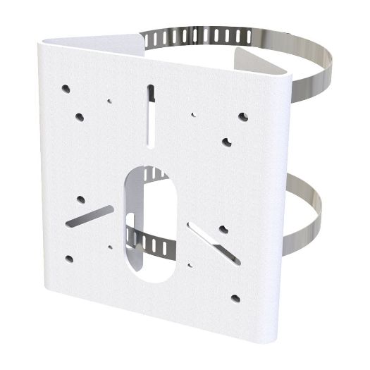 MS-A01-V3, Nosač stupa ili ulične rasvjete Milesight, Bijela boja, 140 (V) x 136 (Š) x 46 (D) mm