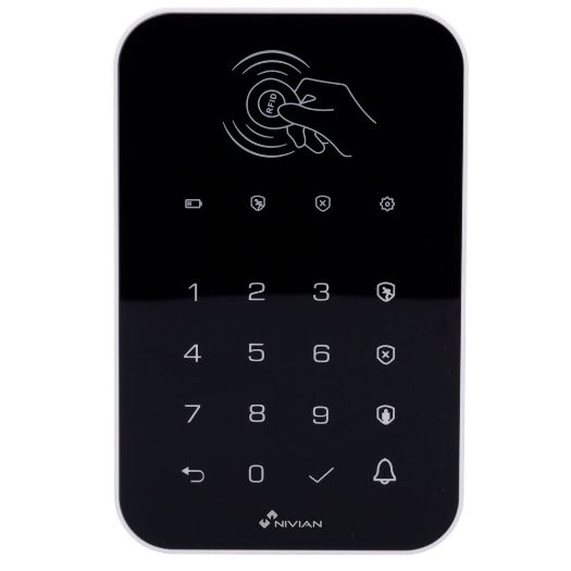 NVS-KEYPAD, Nivian Smart, Dodatna tipkovnica, Lektorska oznaka RFID, LED indikator
