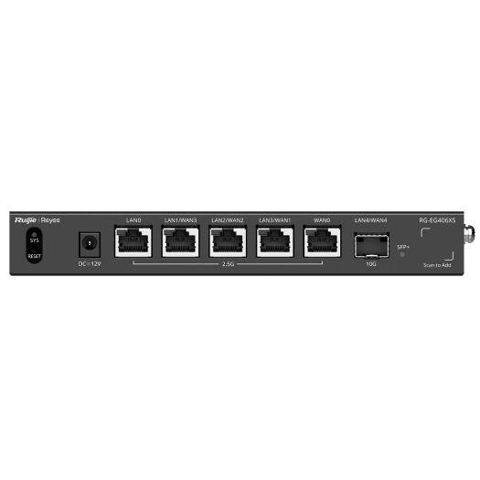 RG-EG406XS, Reyee Router Cloud, 5 RJ45 2.5G Portovi + 1 10 Gigabit SFP+, Osnovne funkcije vatrozida