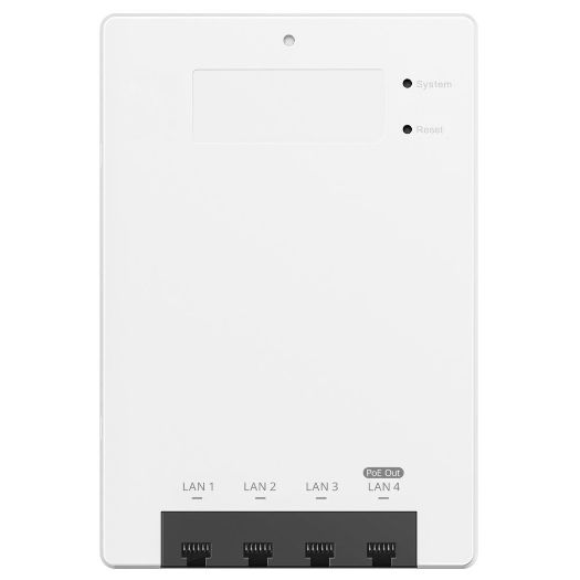 RG-RAP62-Wall, Reyee, Wi, Fi Omnidirekcionalni AP 6 dvostruki radio, 2.4, 5 frekvencija