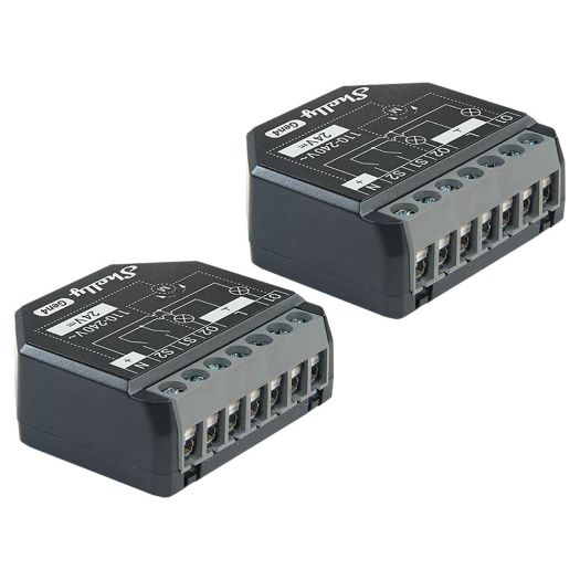 SH-2PM-GEN4-2PC, Shelly 2PM Gen4, WiFi 2.4 GHz / Bluetooth / Zigbee, Inteligentni prekidač