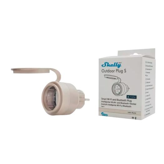 SH-OUTDOOR-PLUG-S-GEN3, Shelly vanjski utikač S Gen3, WiFi 2.4 GHz IEEE802.11 b/g/n / Bluetooth
