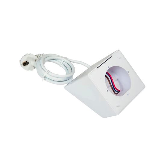 SH-WALL-DISPLAY-STAND-W, Shelly zidni stalak za izlaganje bijeli, Nosač za stol