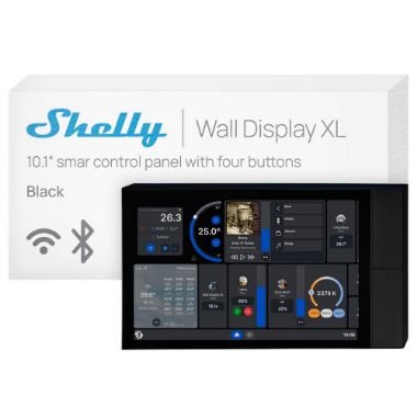 SH-WALL-DISPLAY-XL-B, Shelly zidni displej XL crni, Wi, Fi 6 Dvopojasni / Bluetooth 5.4