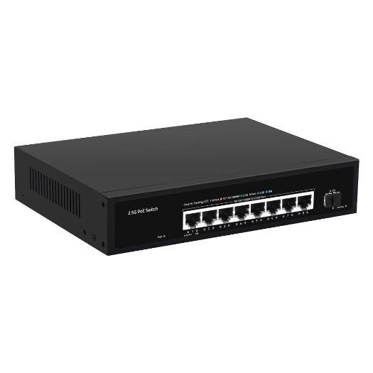 SW98HIPOE-2AZXF-150-V2, Višegigabitni PoE Prekidač 2, 5Gbps, 8 PoE portova + 1 Uplink SFP 10G