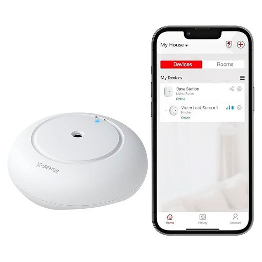 SWS51, Bežični senzor curenja vode, Wi, Biti, IP66, Kompatibilno s baznom stanicom SBS50