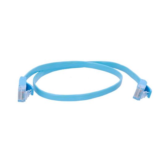 UTP6-05B-FLAT, UTP kabel ravni, Ethernet, Konektori RJ45, Kategorija 6, 0, 5 m