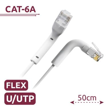 UTP6A-FLEX-05W, Fleksibilni UTP kabel, Ethernet, RJ45 konektori, Kategorija 6A