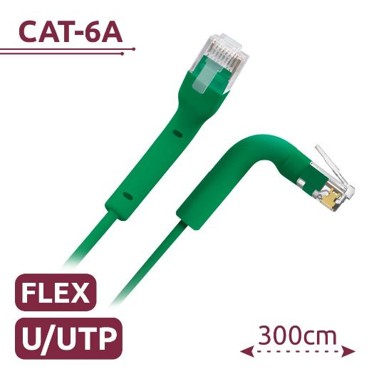 UTP6A-FLEX-3G, Fleksibilni UTP kabel, Ethernet, RJ45 konektori, Kategorija 6A
