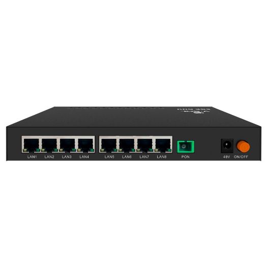 VSOL-V2808-8GL-PSE, U, SUNCE, 1*XPON+4GE(PoE+) ONU, 8x RJ45 10/100/1000Mbps PoE+/PoE, IEEE 802.at/af